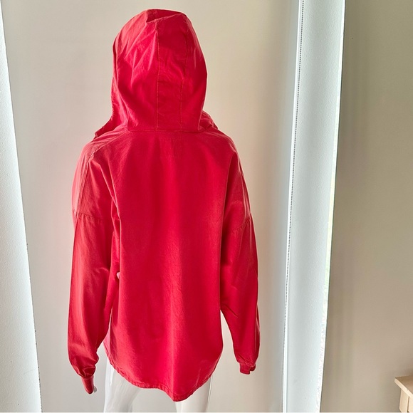 RCollection red cotton poplin hoodie. Women’s Medium. - Picture 8 of 11